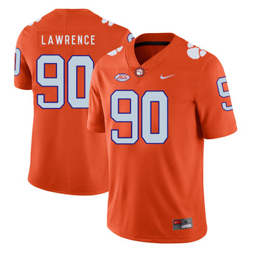 Dexter Lawrence Clemson Tigers orange jersey