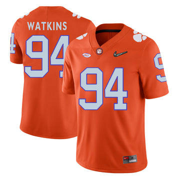 Carlos Watkins Clemson Tigers orange jersey