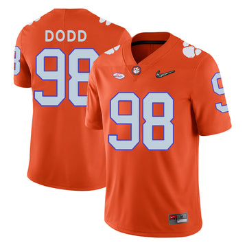 Kevin Dodd Clemson Tigers orange jersey