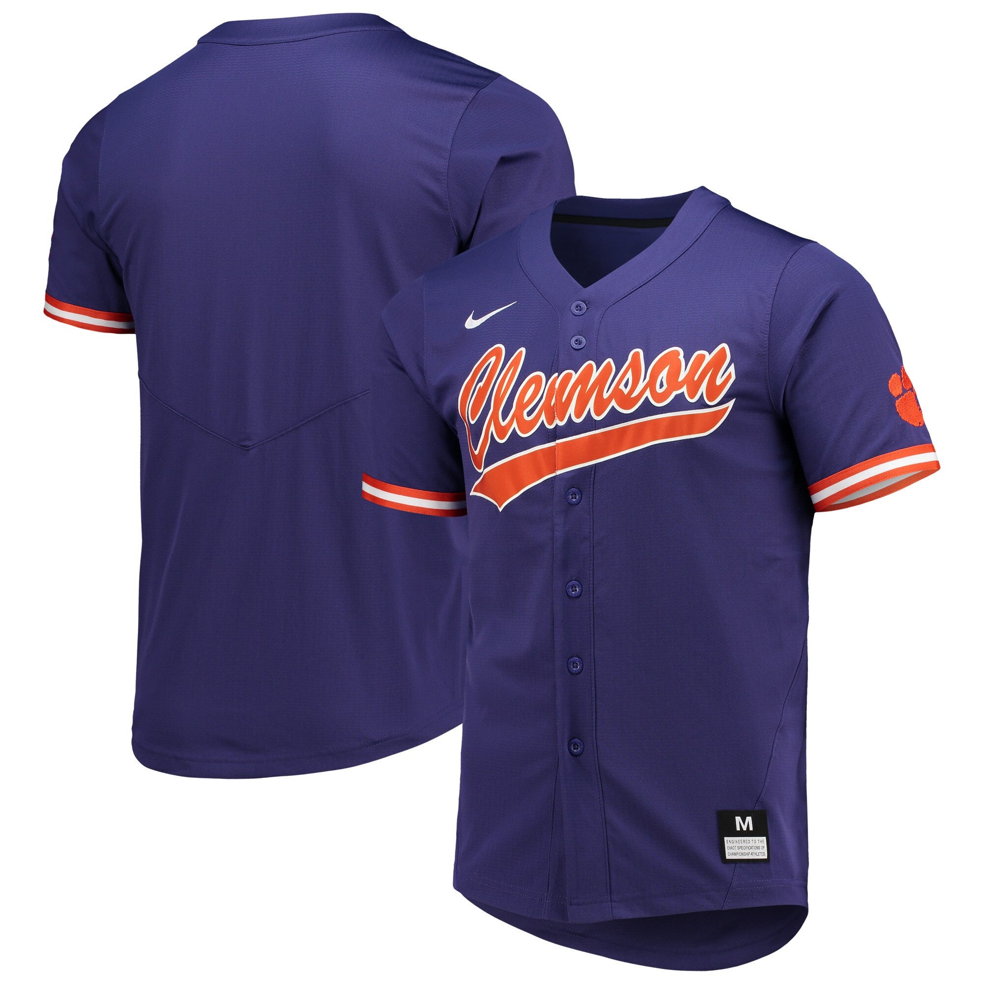 Clemson Tigers purple jersey