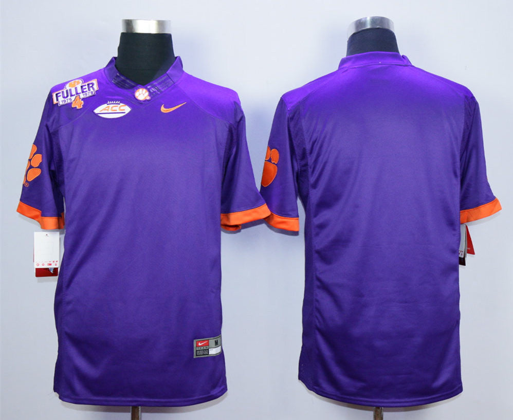 Custom Clemson Tigers purple jersey