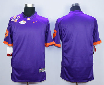 Custom Clemson Tigers purple jersey