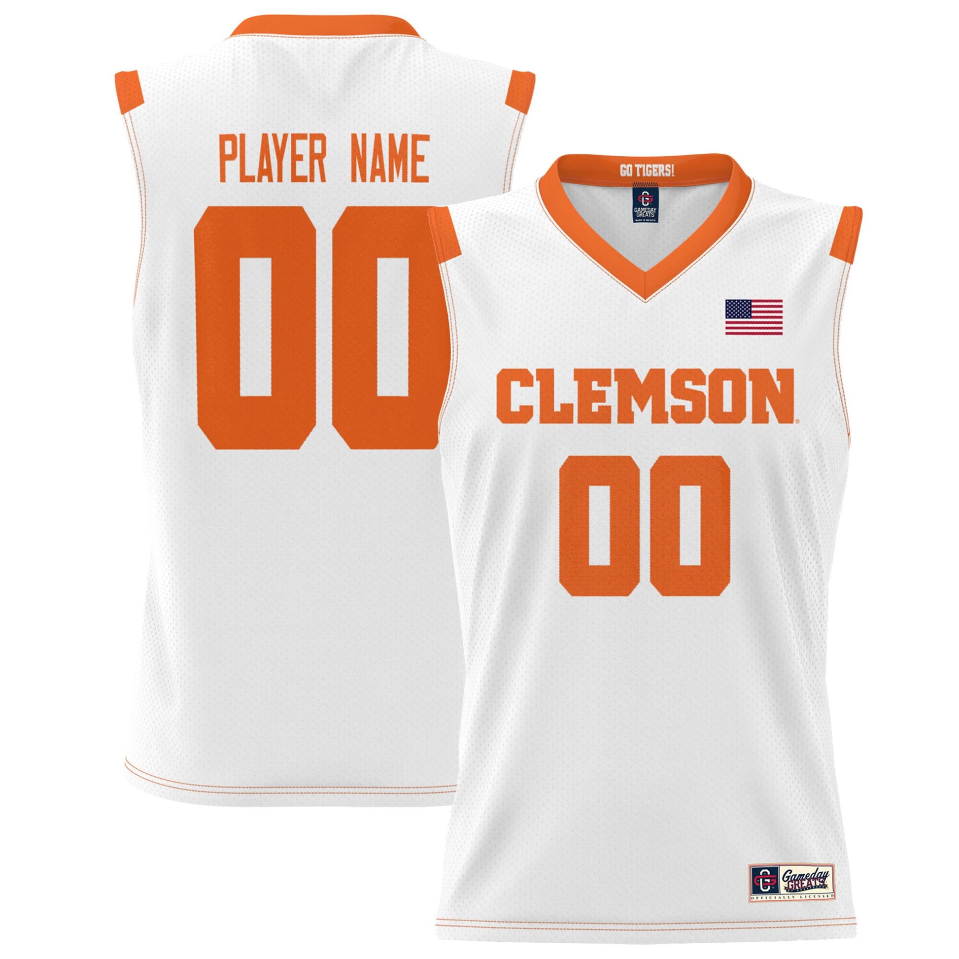 Clemson Tigers white jersey