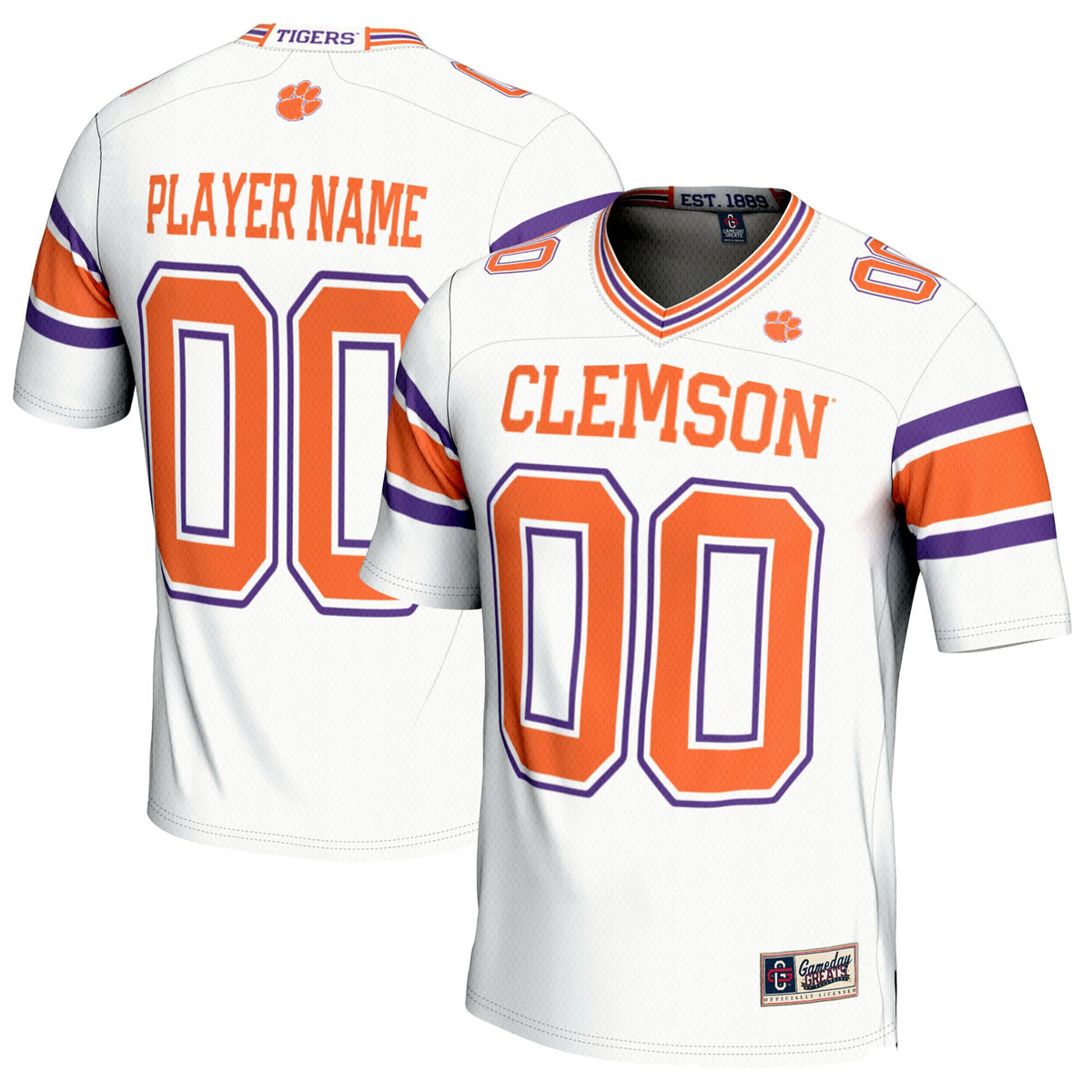 Clemson Tigers white jersey