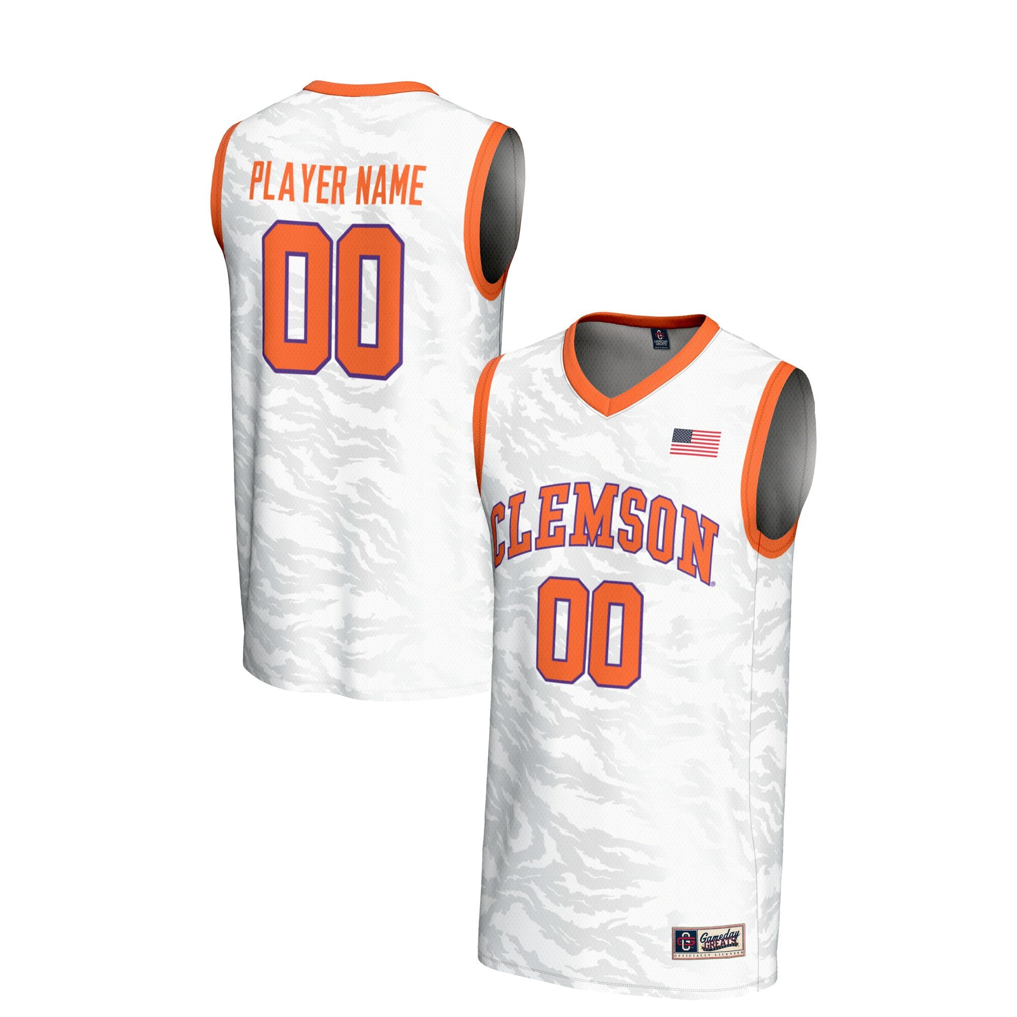 Clemson Tigers white jersey