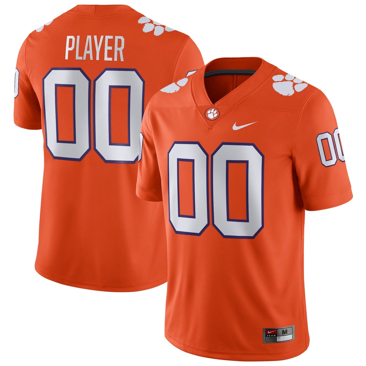 Clemson Tigers orange jersey