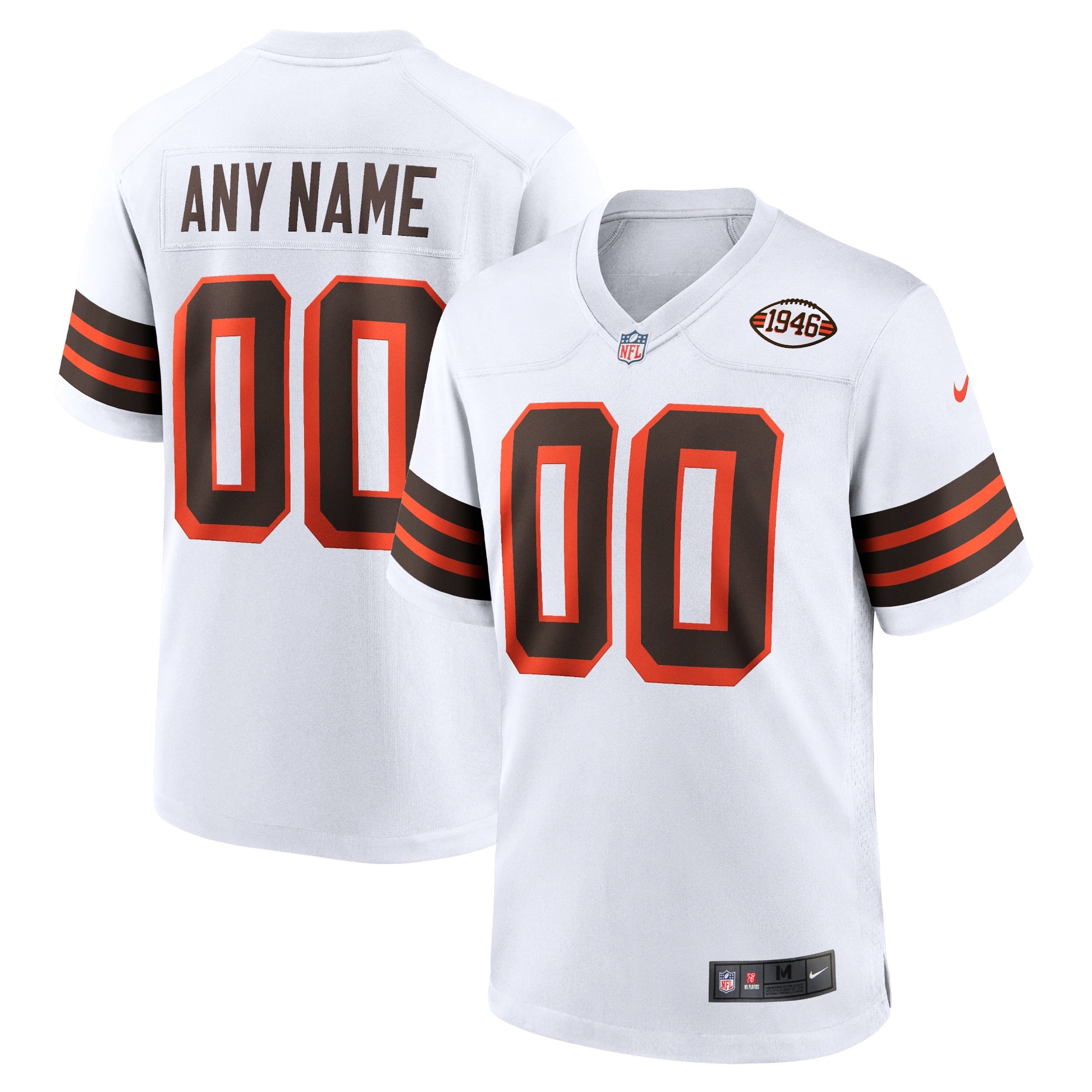 Cleveland Browns white Alternate jersey