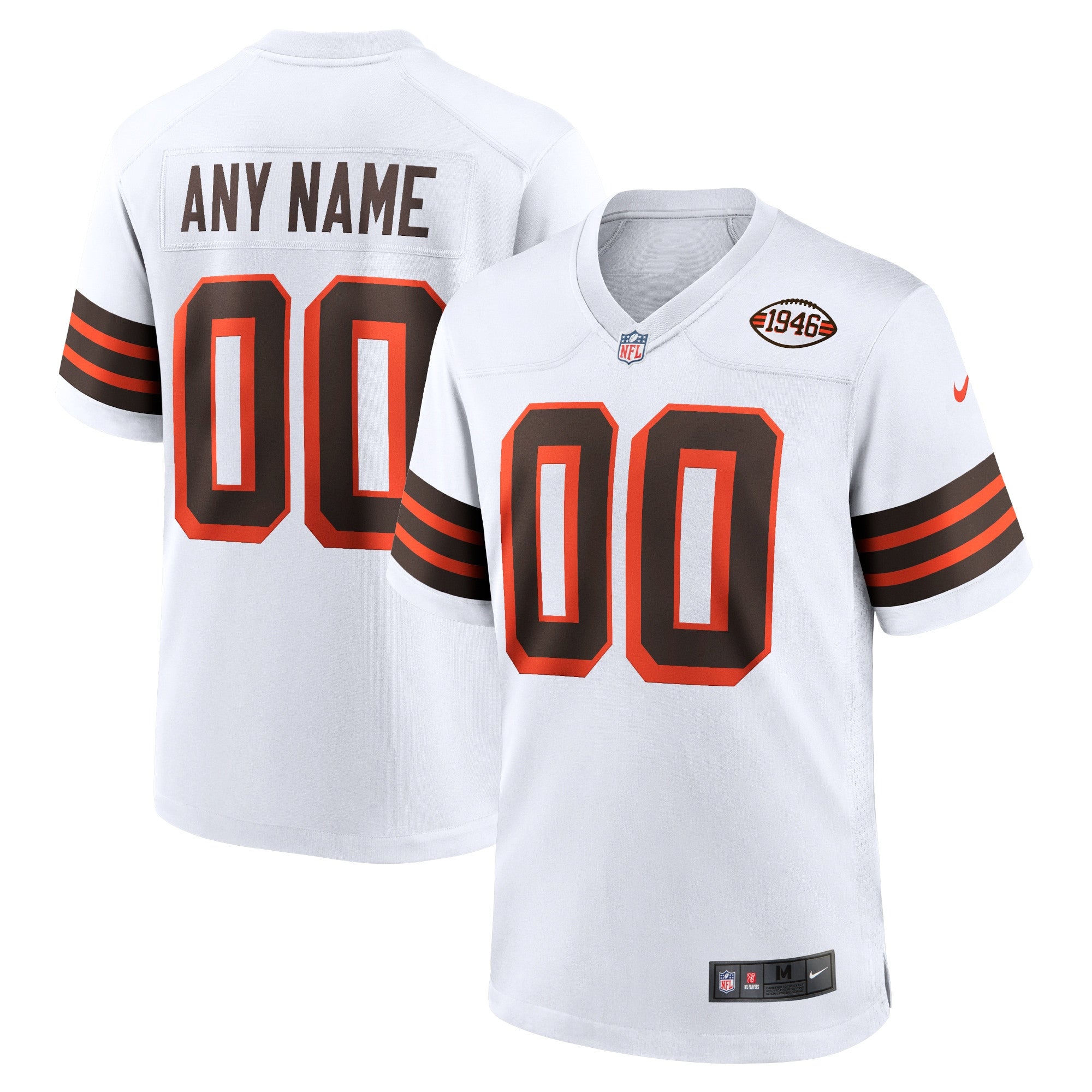 Cleveland Browns white Alternate jersey