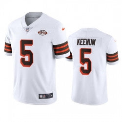Case Keenum Cleveland Browns white Vapor jersey