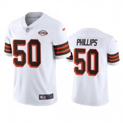 Jacob Phillips Cleveland Browns white Vapor jersey