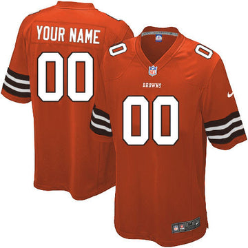 Custom Cleveland Browns orange Game jersey