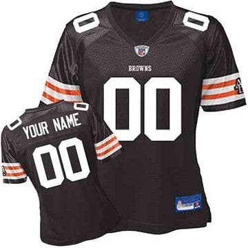 Custom Cleveland Browns brown jersey