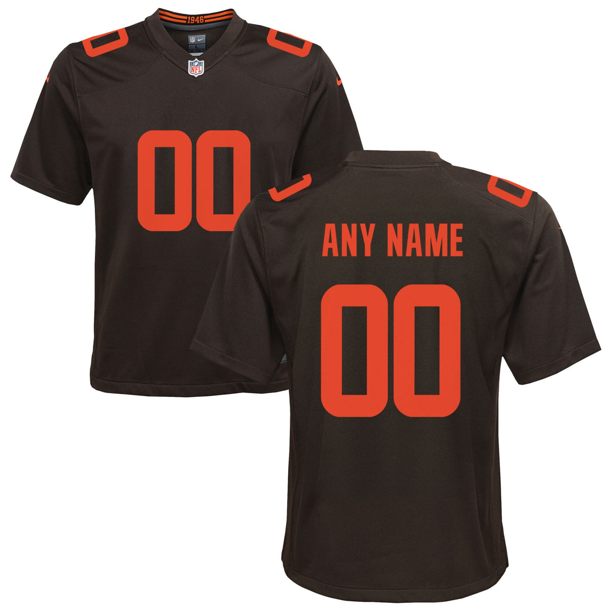 Cleveland Browns brown Alternate jersey