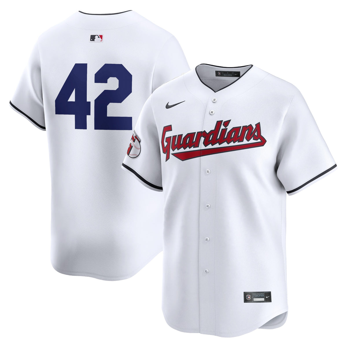 Cleveland Guardians white Limited jersey