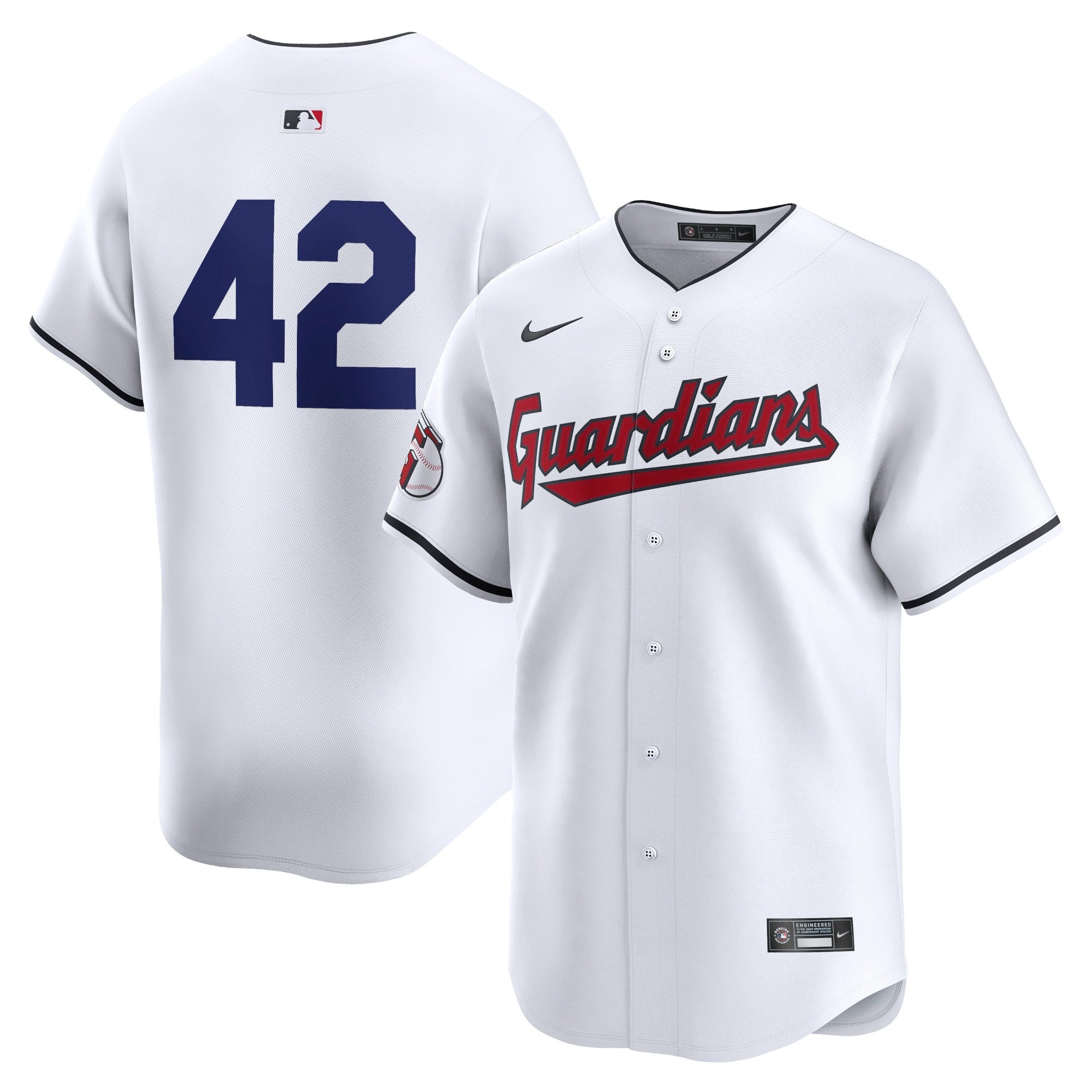 Cleveland Guardians white Limited jersey