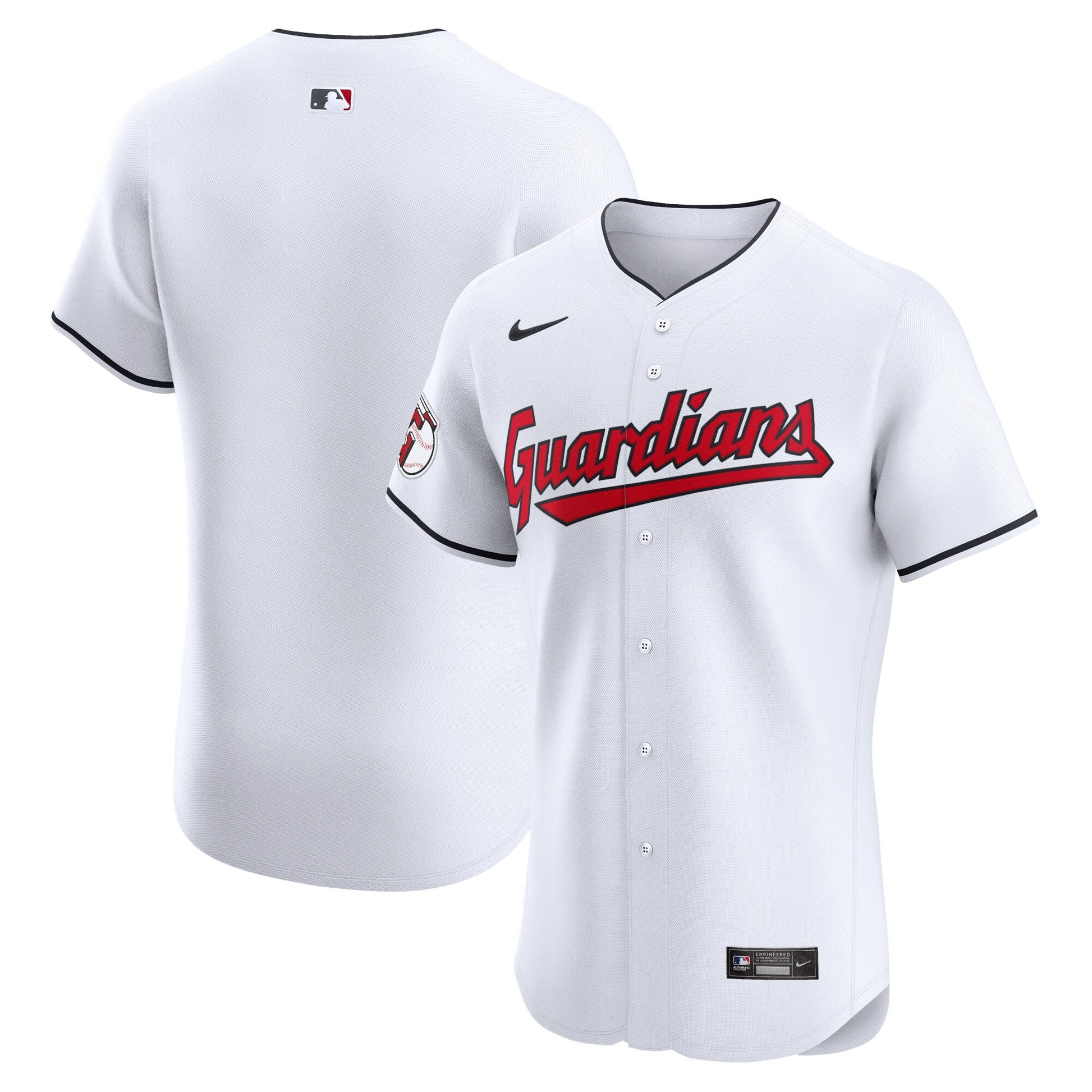 Cleveland Guardians white Elite jersey