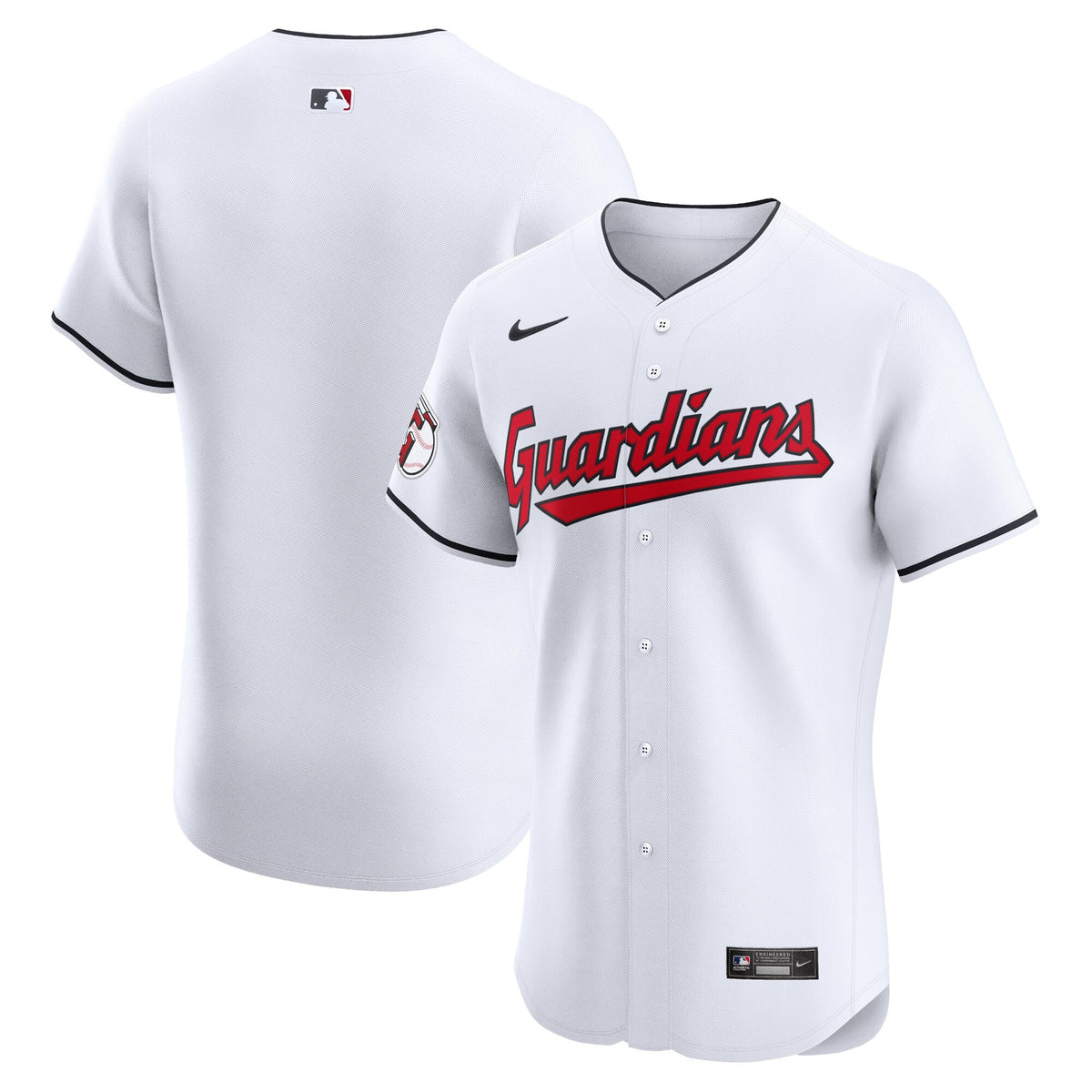 Cleveland Guardians white Elite jersey