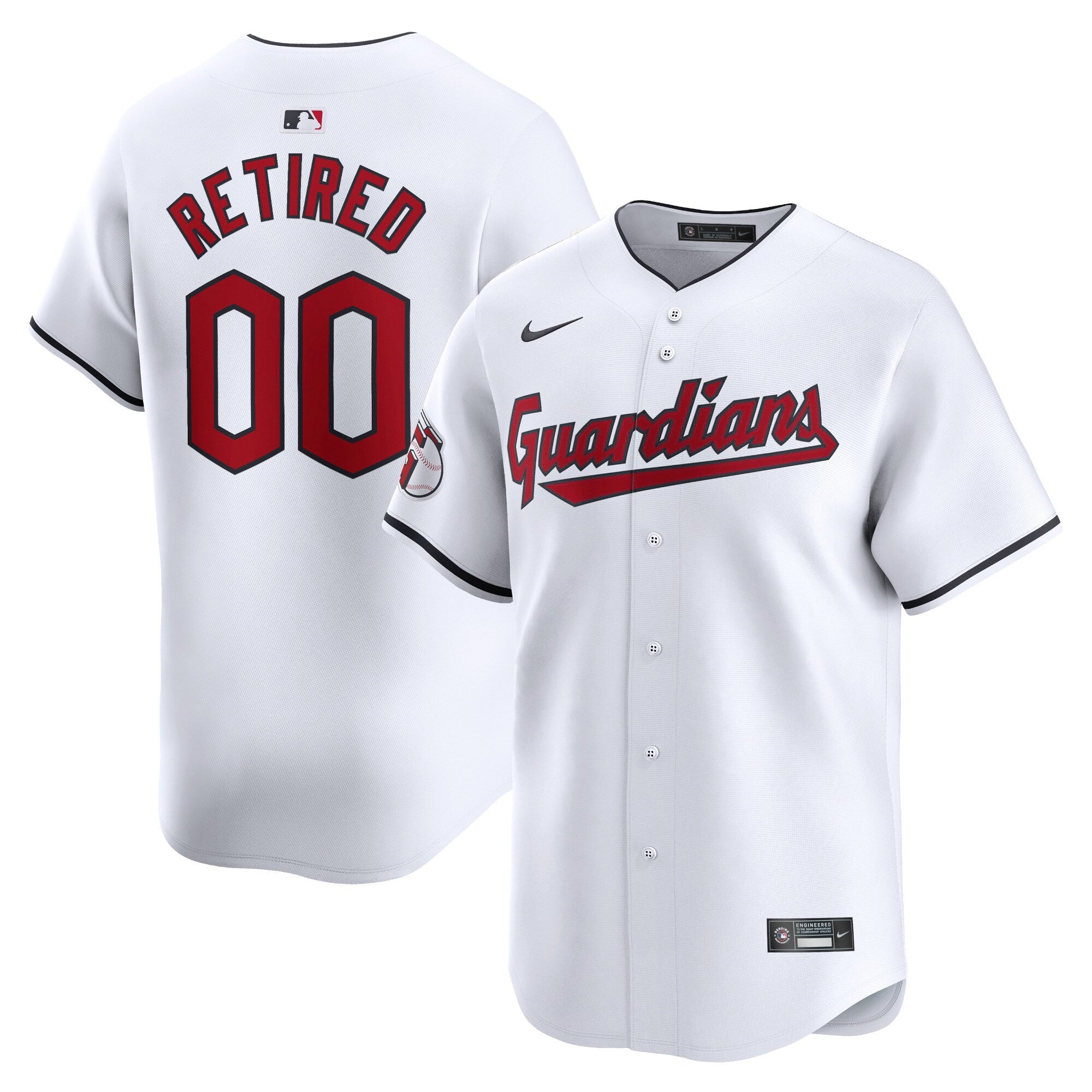 Cleveland Guardians white Limited jersey