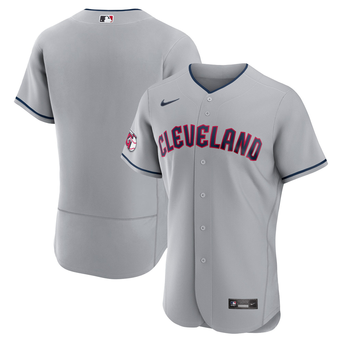 Cleveland Guardians gray Road jersey