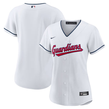 Cleveland Guardians white Home jersey