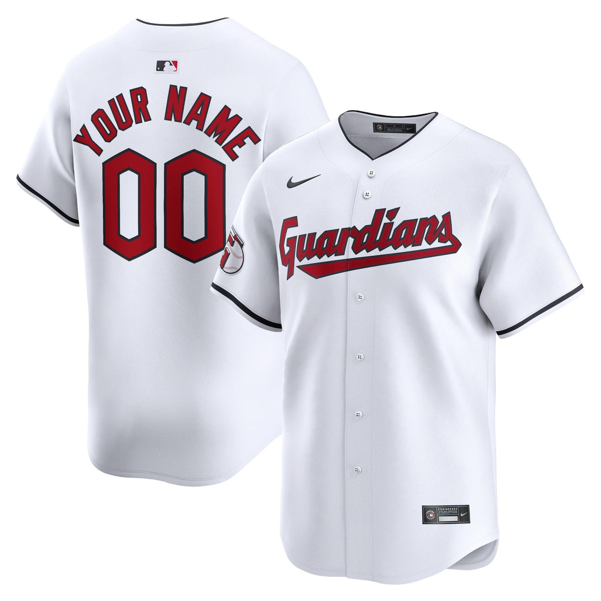 Cleveland Guardians white Limited jersey