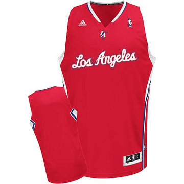 Custom Los Angeles Clippers red jersey