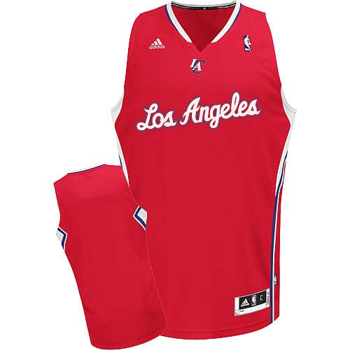 Custom Los Angeles Clippers red jersey