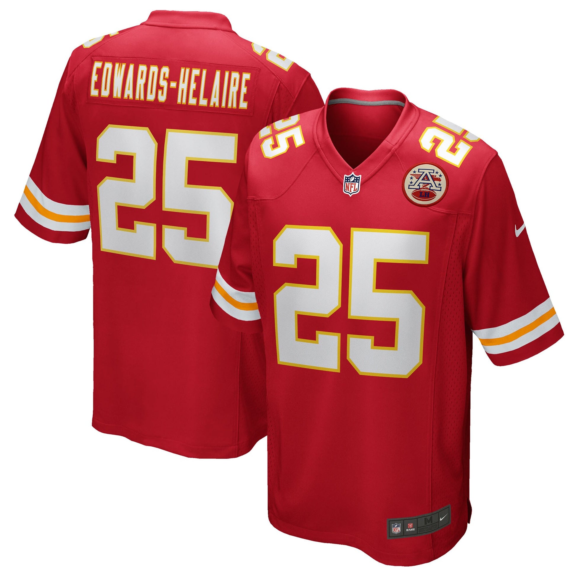 Clyde Edwards-helaire Kansas City Chiefs red jersey
