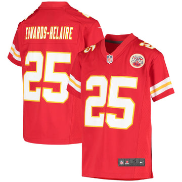 Clyde Edwards-helaire Kansas City Chiefs red jersey