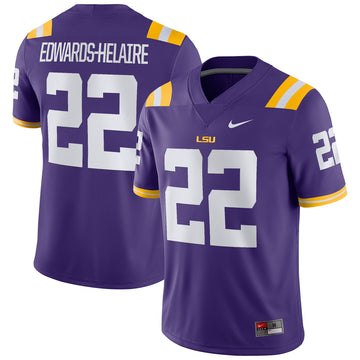 Clyde Edwards-helaire LSU Tigers purple jersey