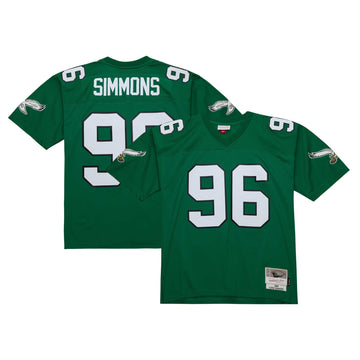Clyde Simmons Philadelphia Eagles green jersey