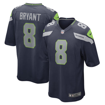 Coby Bryant Seattle Seahawks navy Game jersey