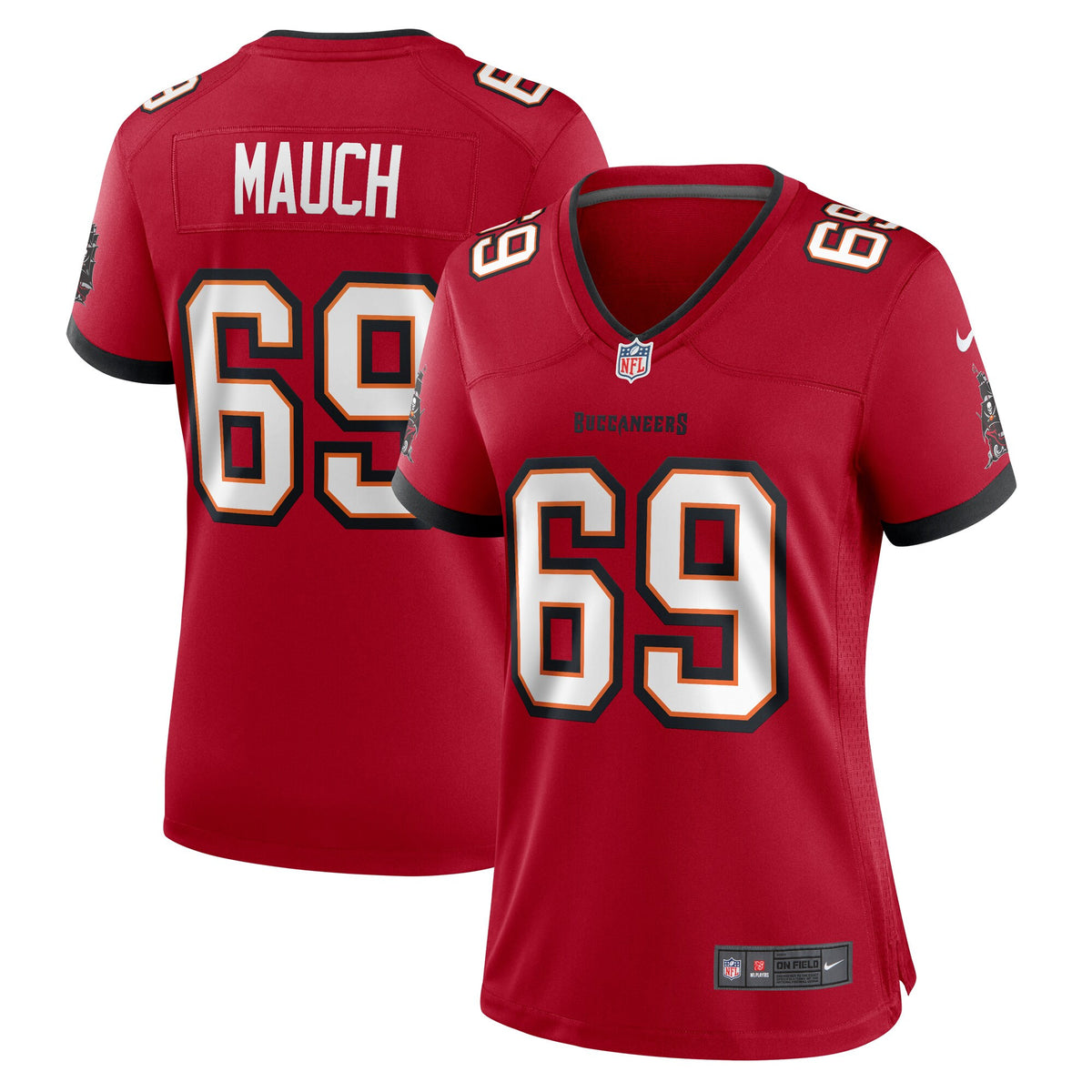Cody Mauch Tampa Bay Buccaneers red jersey