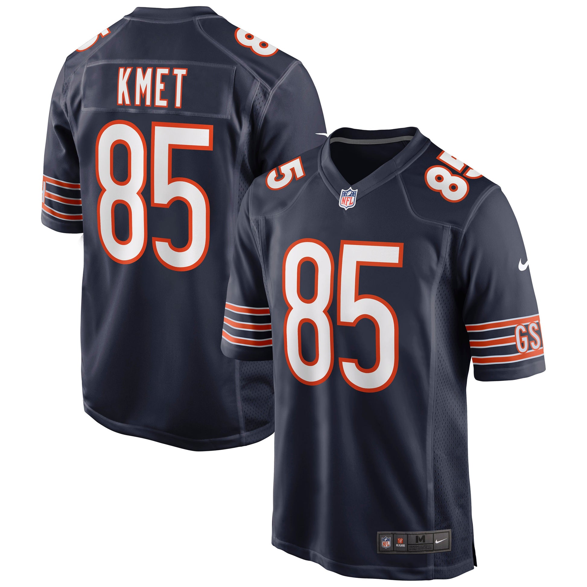 Cole Kmet Chicago Bears navy jersey