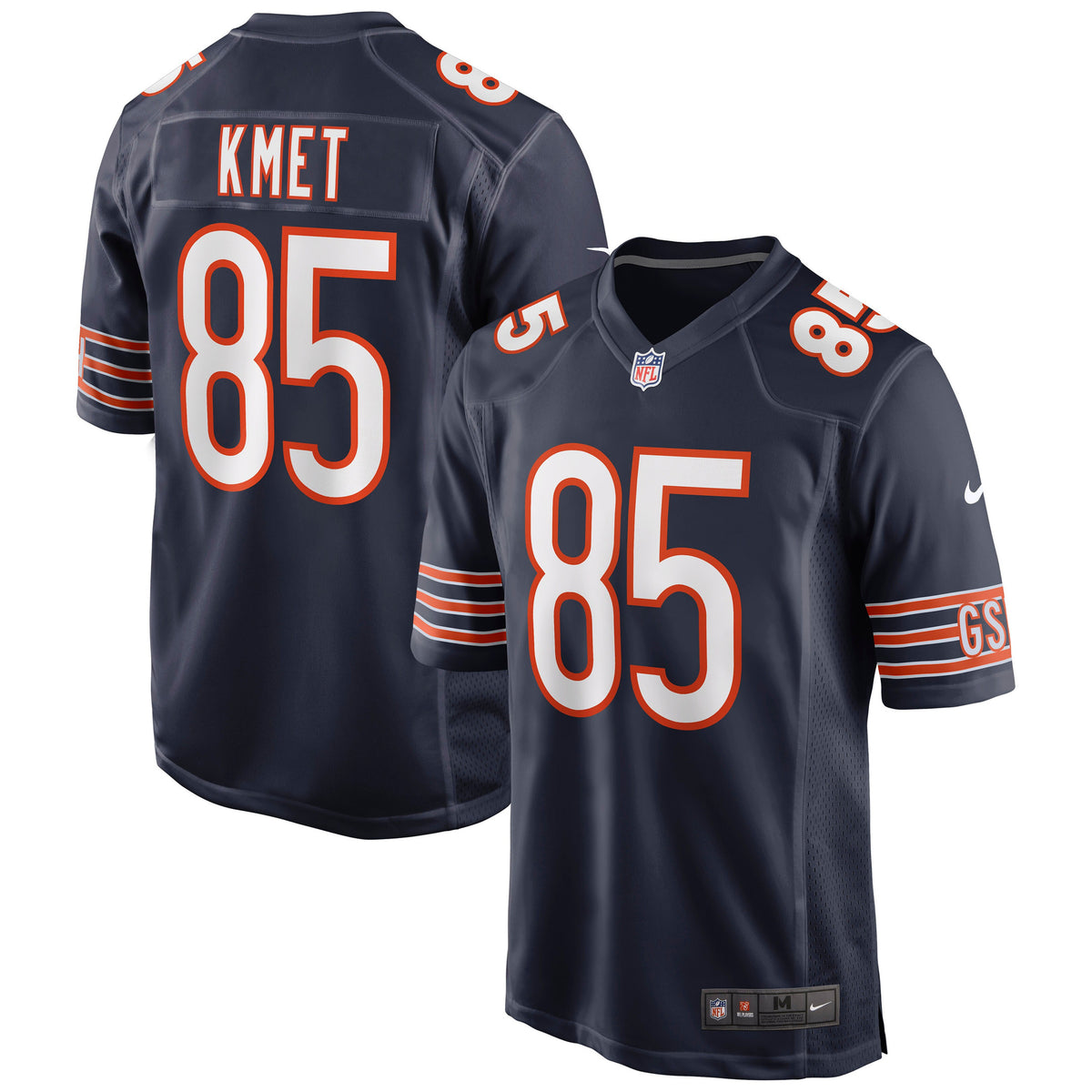 Cole Kmet Chicago Bears navy jersey