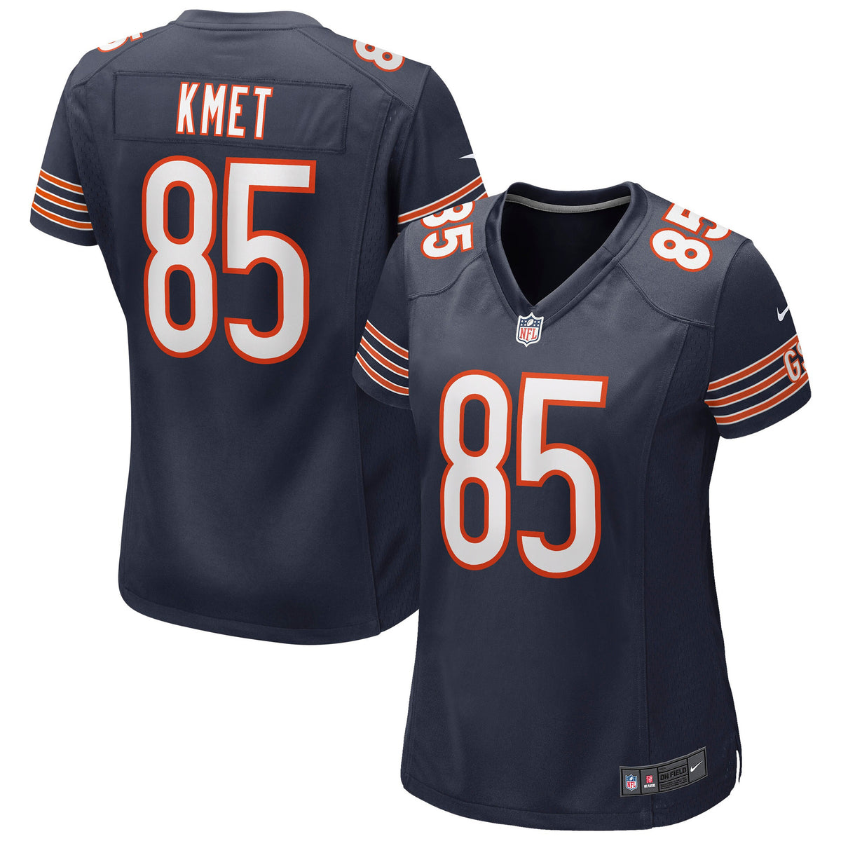 Cole Kmet Chicago Bears navy jersey