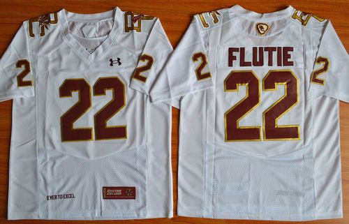 Doug Flutie Boston College Eagles white Authentic jersey