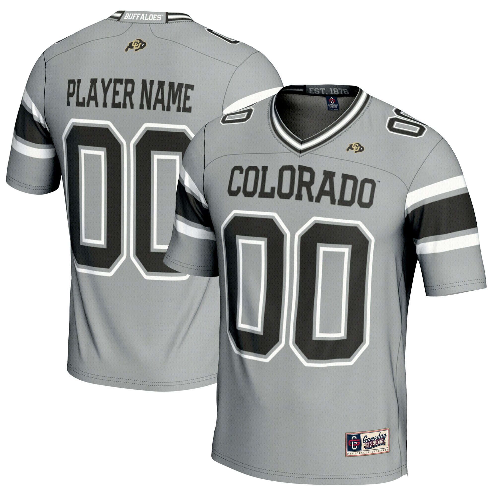Colorado Buffaloes gray jersey