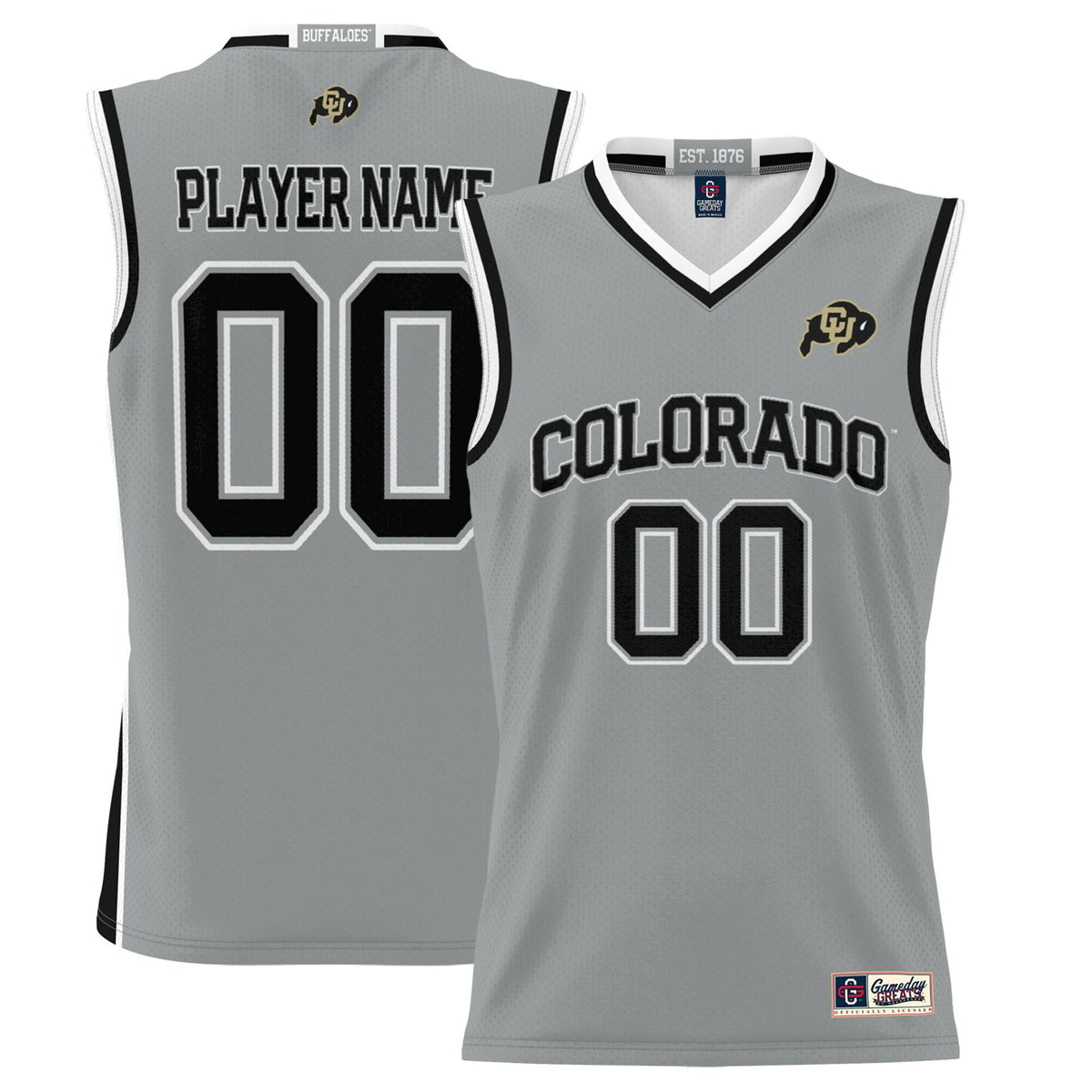 Colorado Buffaloes gray jersey