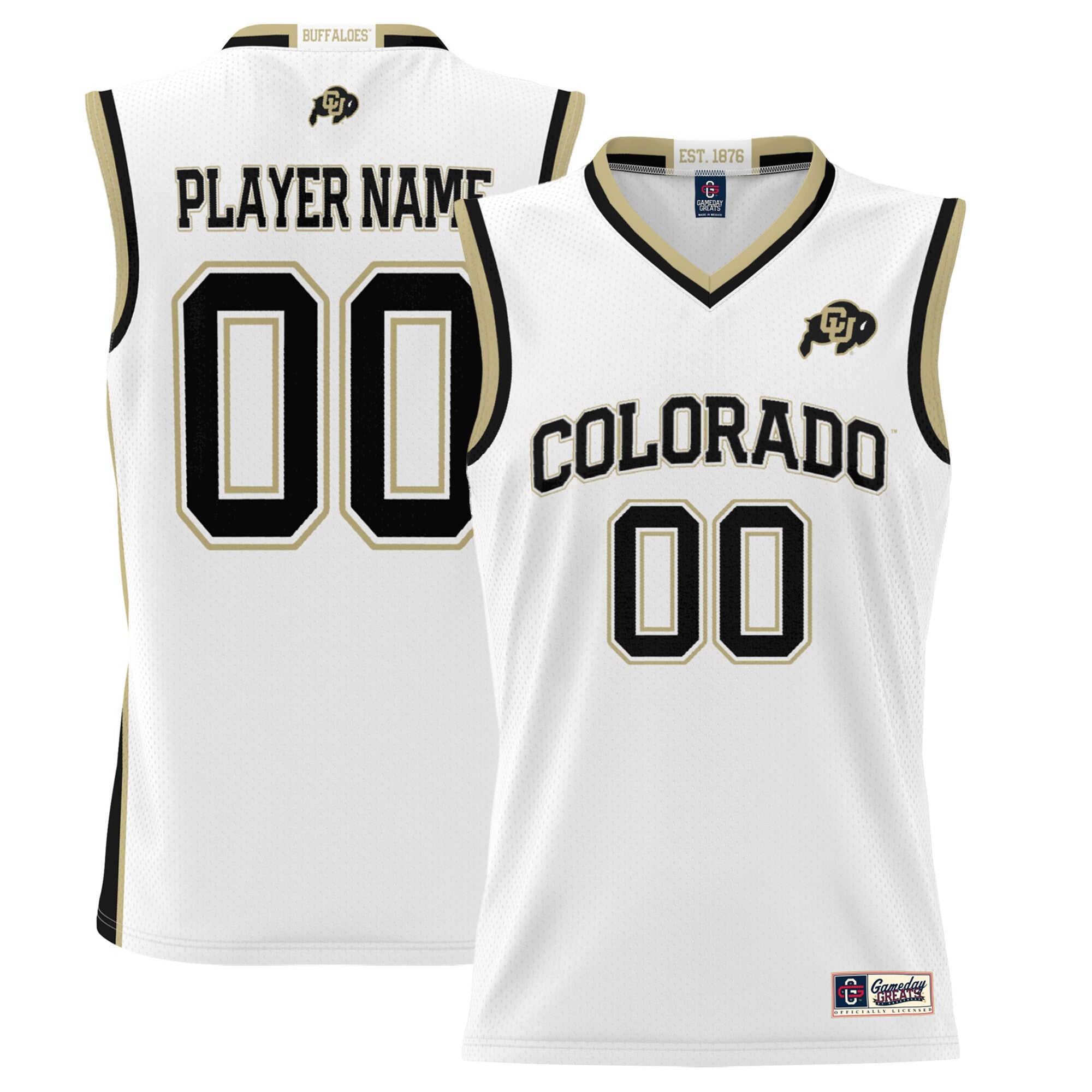Colorado Buffaloes white jersey