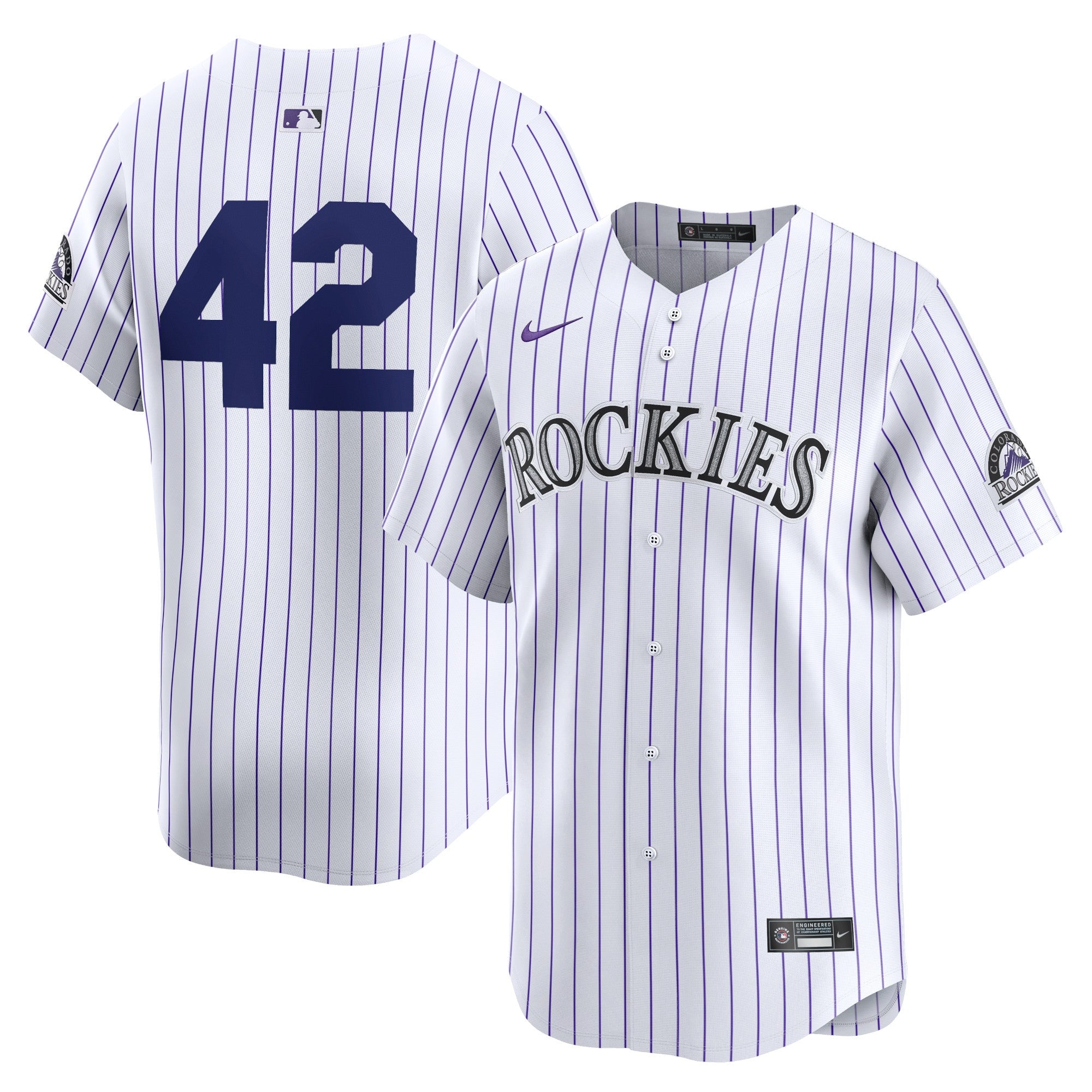 Colorado Rockies white Limited jersey