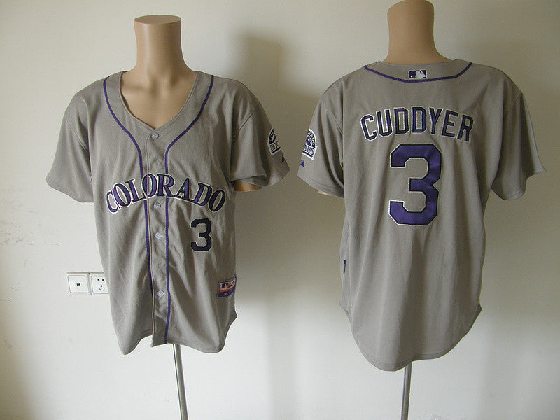 Cuddyer Colorado Rockies grey jersey