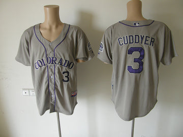Cuddyer Colorado Rockies grey jersey