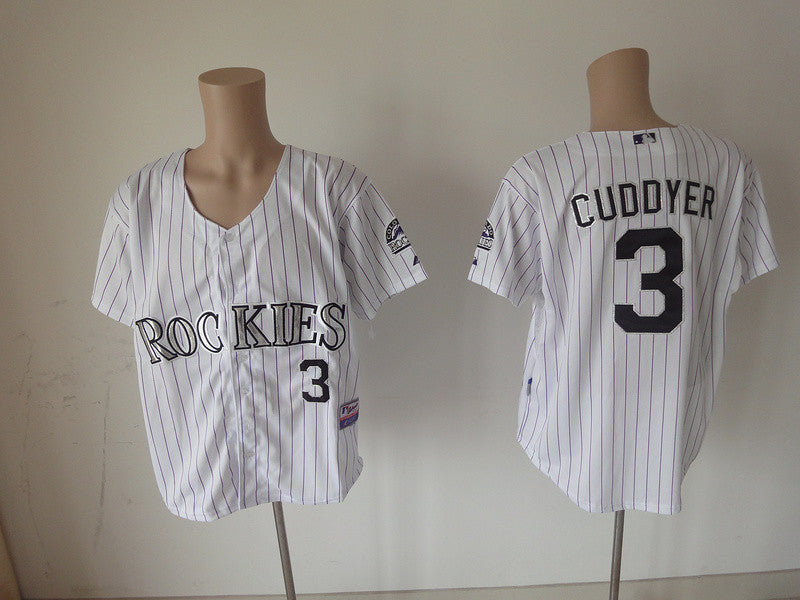 Cuddyer Colorado Rockies white jersey