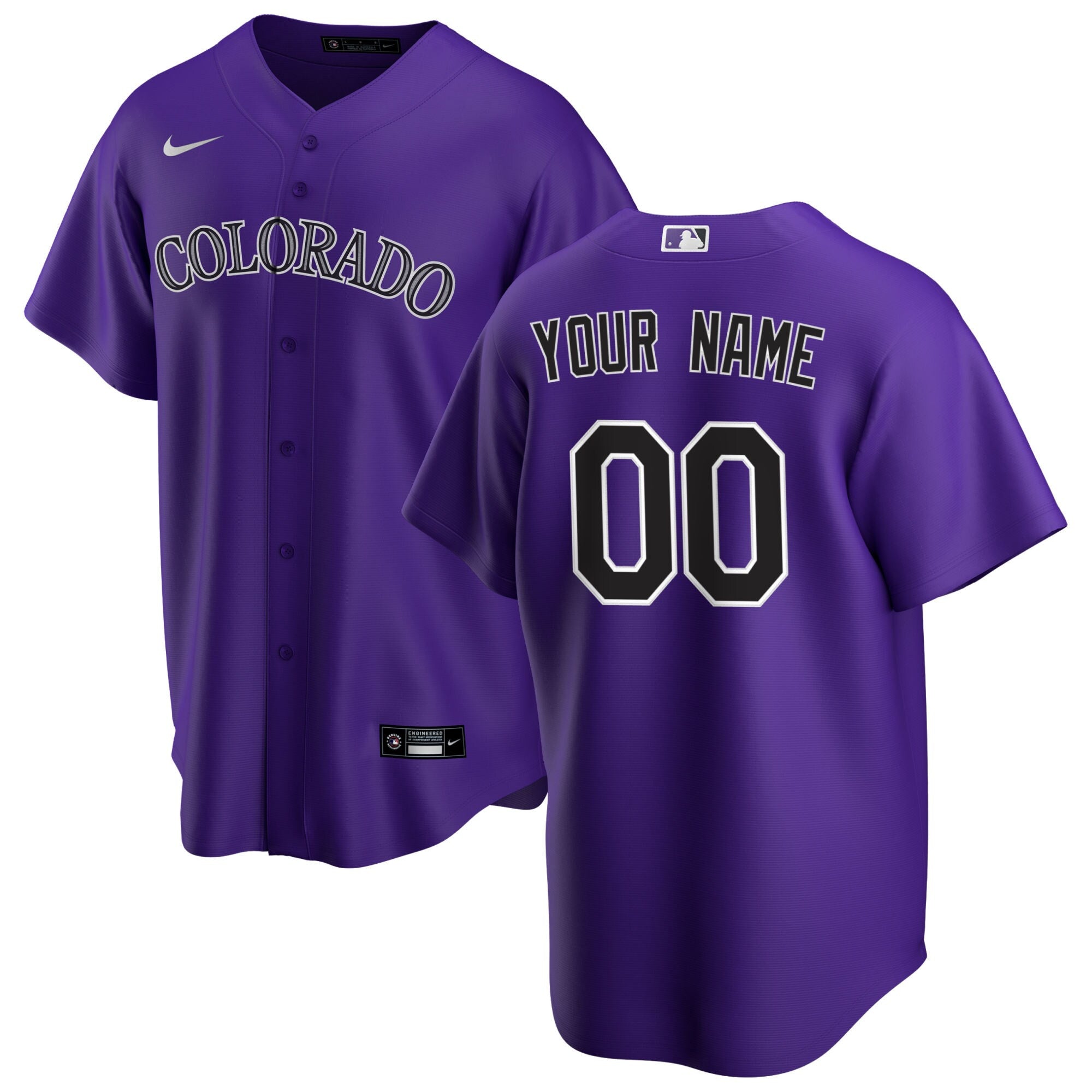 Colorado Rockies purple Alternate jersey