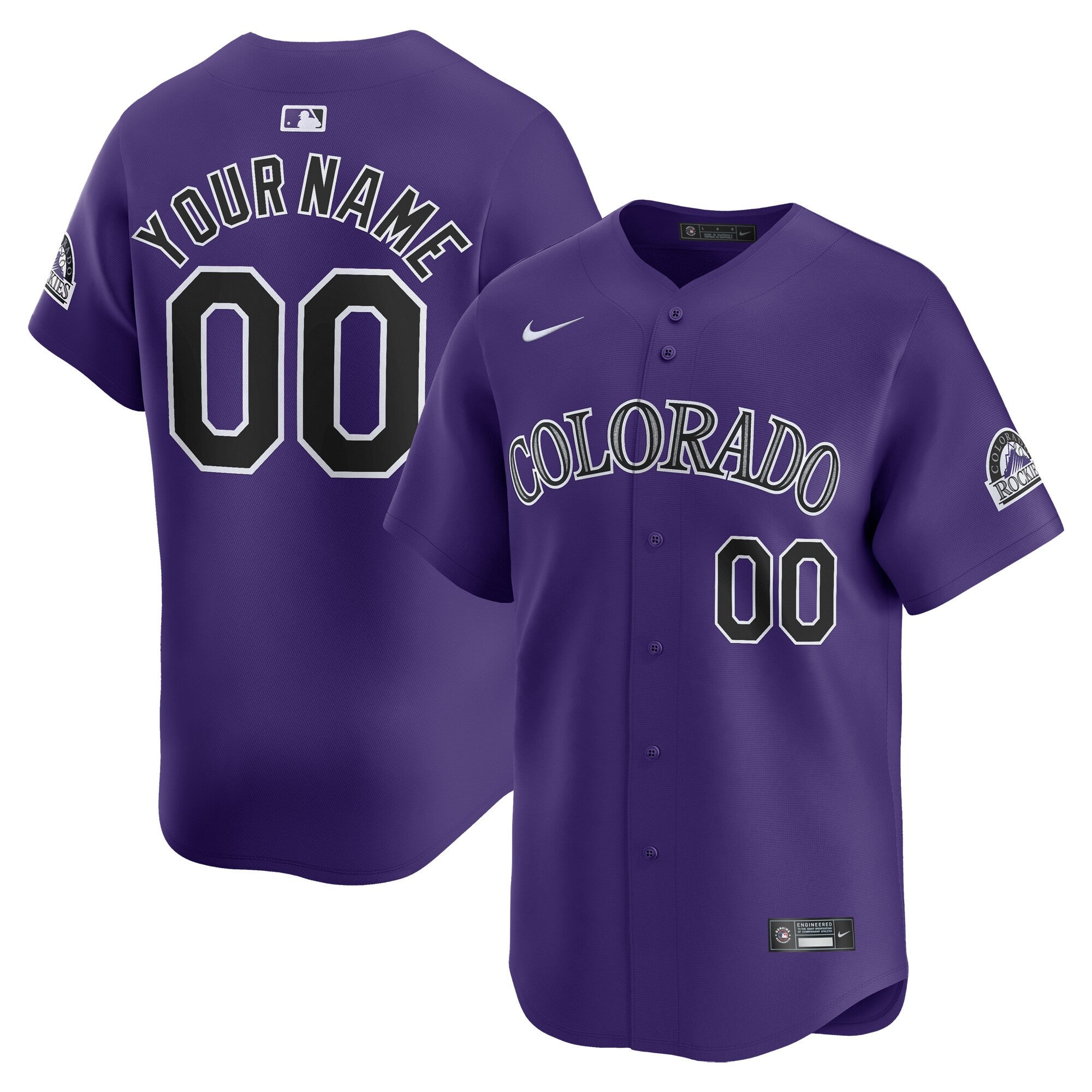 Colorado Rockies purple Limited jersey