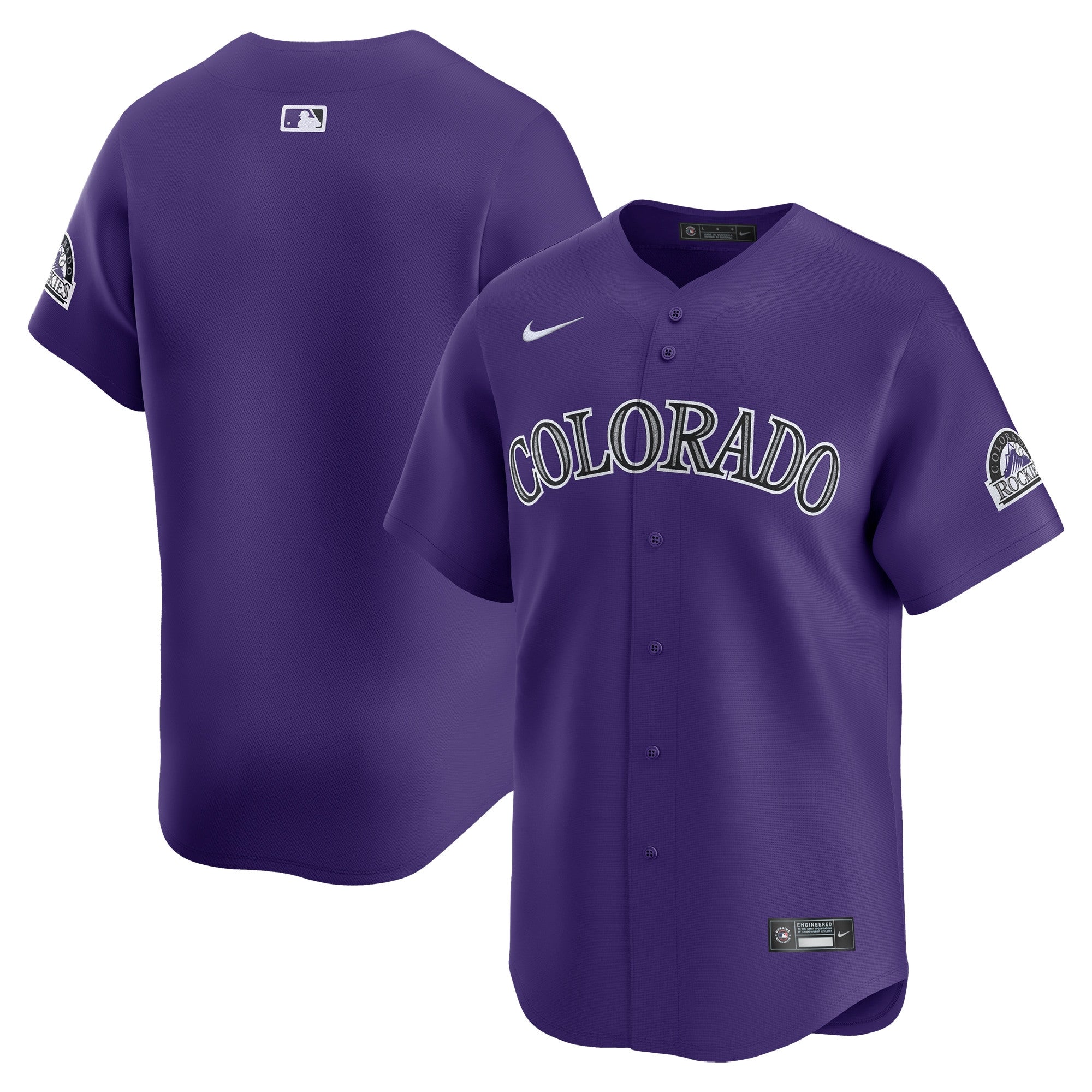 Colorado Rockies purple Limited jersey