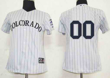 Custom Colorado Rockies grey jersey