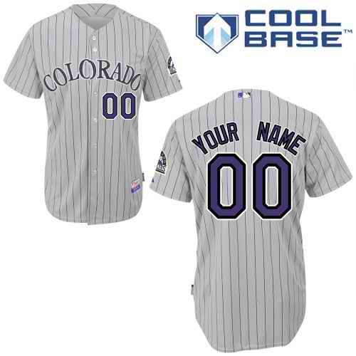 Colorado Rockies grey jersey
