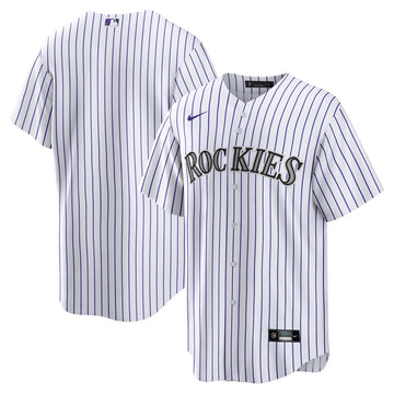 Colorado Rockies white Home jersey